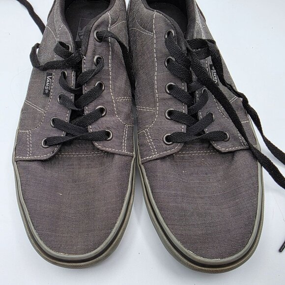 Vans Bishop Mens Size 10.5 Gray Shoes Skateboarding Casual Walking School Sports - Picture 10 of 13
